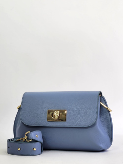 Сумка-багет Di Gregorio gr821 vitello azul oro