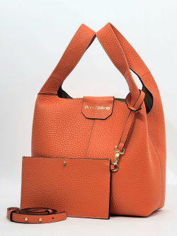 Мини-шоппер Di Gregorio gr6011 vitello arancio oro