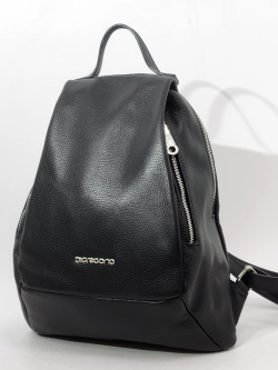 Рюкзак Di Gregorio gr9221 vitello nero argento