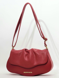 Сумка-седло Di Gregorio gr9013 vitello rosso oro