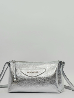 Сумка-багет Di Gregorio gr8766 laminato argento