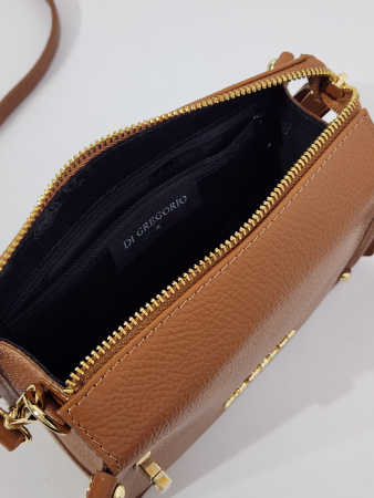 Мини-боулер Di Gregorio gr9192 vitello cuoio oro