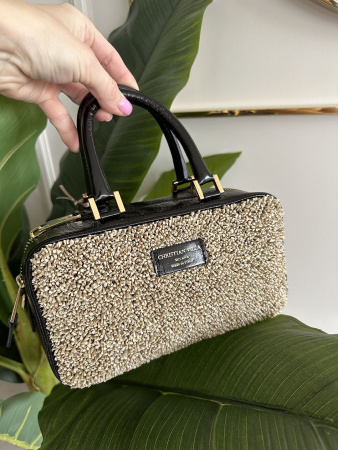 Мини-боулер Christian Villa cv06226 athene/paglia nero/spugna