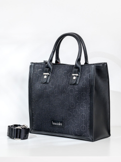 Шоппер Braccialini Font B16865-TY 139 tessuto/poliestere nero/lurex