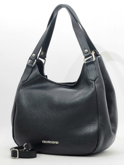 Сумка-хобо Di Gregorio gr8947 vitello nero argento