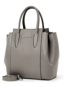 Сумка-тоут Di Gregorio gr1988 vitello smog argento