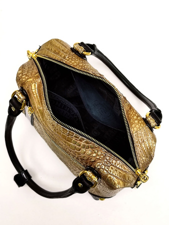 Сумка-боулер Marino Orlandi mo4717 cocco oro/nero