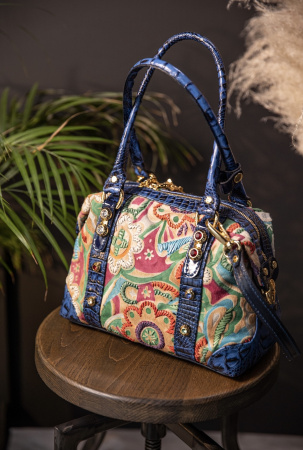 Сумка-боулер Marino Orlandi mo3811P fiora/pelo blu