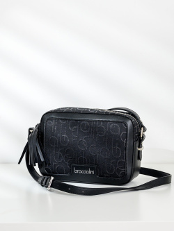 Мини-сумка Braccialini Font B16551-TY 139 tessuto/poliestere nero/lurex