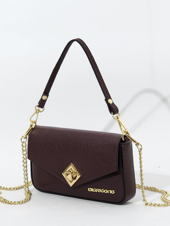 Клатч Di Gregorio gr8908 vitello moka oro