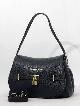 Сэтчел Di Gregorio gr9198 vitello nero oro