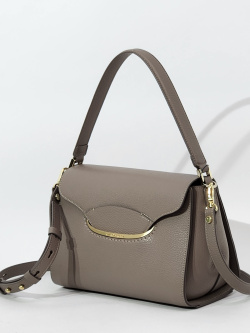 Сэтчел Gironacci gir3272 vitello/calf taupe/cuoio