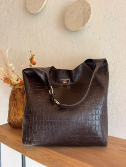 Сумка-хобо Ermanno Scervino Benjamin Cocco sce12402268 dark brown