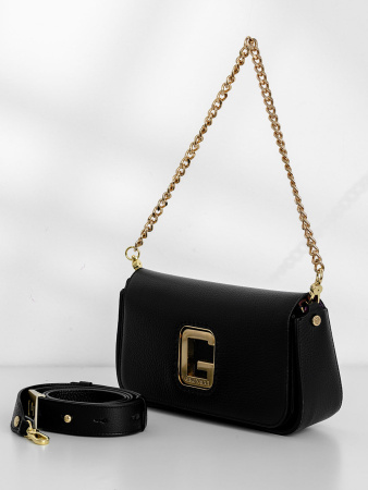 Сумка-багет Gironacci gir2290 vitello/calf nero/lilla