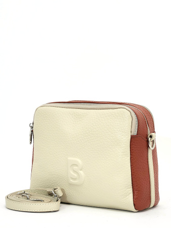 Сумка-боулер Sara Burglar sb2323 bufalo beige/cuoio