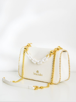 Сэтчел Braccialini Chain B17160-YY 001 polisynt bianco