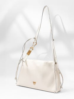 Сумка-хобо Pinko 5BPDB105825A0QO bianco seta