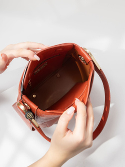 Мини-седло Gironacci gir3153 vitello/calf ginger/cuoio