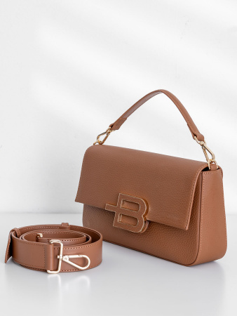 Сумка-багет Baldinini B-Magnetic Comp.1300 G4DPWGBH0012028 cognac