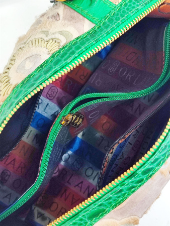 Саквояж-боулер Marino Orlandi mo4335V poni beige/verde