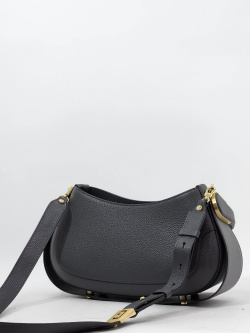 Сумка-седло Gironacci gir3151 vitello/calf grigio/cuoio