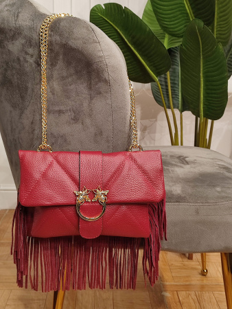 Сумка-багет Steffalini st0614 vitello bordo