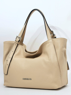 Сумка-хобо Di Gregorio gr8934 vitello nude argento