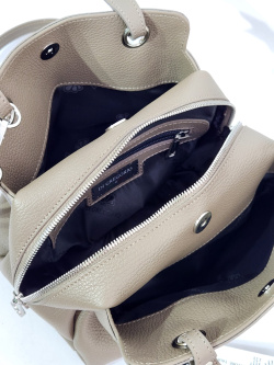 Сумка-тоут Di Gregorio gr2986 vitello taupe argento