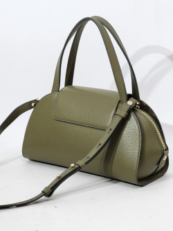 Сумка-боулер Gironacci gir3270 vitello/calf oliva/cuoio