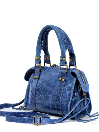 Мини-боулер Steffalini st5026 vitello/laminato blue jeans