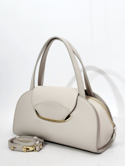 Сумка-боулер Gironacci gir3270 vitello/calf avorio/cuoio