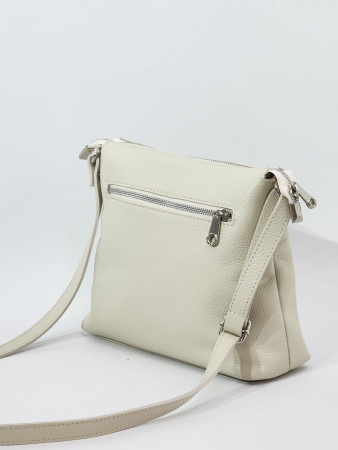 Сумка Di Gregorio gr9142 vitello beige argento