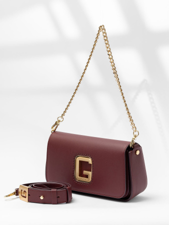 Сумка-багет Gironacci gir2290 charme/calf vino/lilla
