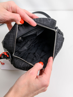 Мини-сумка Braccialini Font B16551-TY 139 tessuto/poliestere nero/lurex