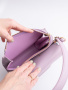 Мини-сэтчел Gironacci gir3210 vitello/calf lilla/lilla