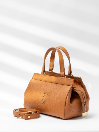 Саквояж-боулер Gironacci gir3432 velvet cognac