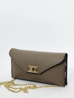 Клатч Steffalini st4815 vitello taupe scuro