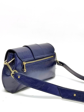 Сумка-багет Di Gregorio gr8745 naplak blu oro