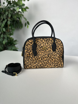 Сумка-боулер Ermanno Scervino Anita Leo sce12402061 leopard