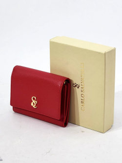 Кошелек Carlo Salvatelli cs1501 fiore rosso