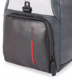Дорожная сумка Piquadro Urban BV4447UB00/GRN серый/черный натур.кожа