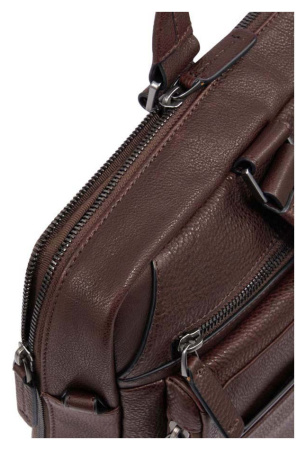 Портфель Piquadro Paavo CA4098S122/TM темно-коричневый натур.кожа