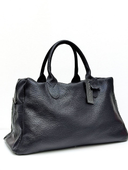 Дорожная сумка Di Gregorio gr133 vitello nero argento