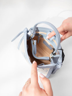 Мини-тоут Tosca Blu Lola Flower TS25VB371 light blue