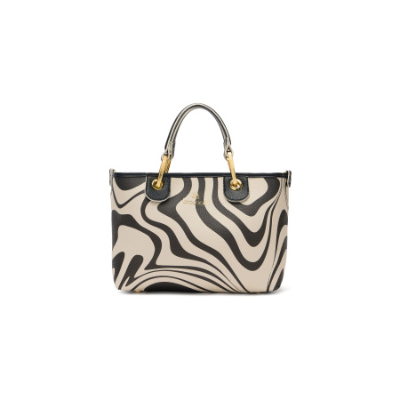 Тоут-шоппер Braccialini Beth Print B17941-YY 3244 polisynt zebra slime