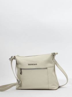 Сумка Di Gregorio gr9142 vitello beige argento