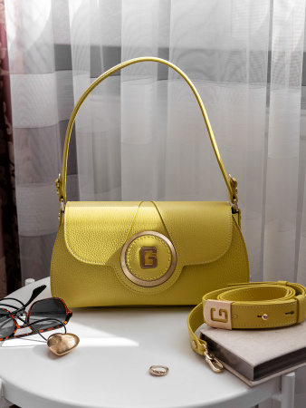 Сумка-багет Gironacci gir3222 vitello/calf cedro/pistacchio