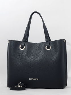 Шоппер Di Gregorio gr8906G vitello nero argento