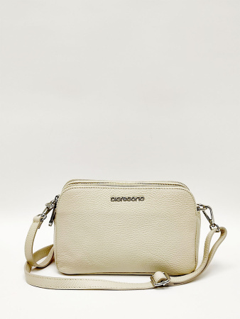 Сумка-багет Di Gregorio gr8798 vitello beige argento