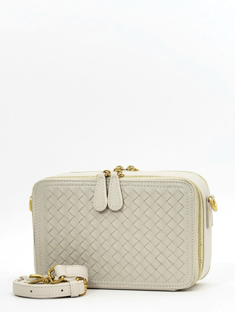 Мини-боулер Steffalini st5333 calf/intrecciato gesso